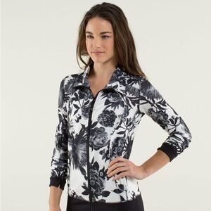 Lululemon Calm and Cozy Jacket in Brisk Bloom